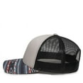 thumbnail image 5 of Outdoor Cap OC771P Slight Pre-Curved Sublimated Visor-Light Grey/Black/Aqua, 5 of 8