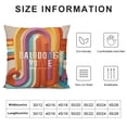 thumbnail image 5 of Good Vibes Only Inspirational Quote Decorative Pillowcase Throw Pillow Cover, Motivational Encouragement Boho Rainbow for Sofa Bed Room Home Bohemia DecorPillow Case, 5 of 5