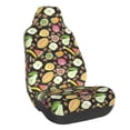 thumbnail image 1 of Wukai Fruits Full Set Car Seat Covers with Soft Padding Universal Auto Front Seats Protector and Cushion Mat, 1 of 5