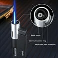 thumbnail image 3 of TOPRenddon Bright Fire Torch Lighter, Direct Charging Lighter Plastic Metal Visible Compartment Windproof New Compact and Portable Lgnition, 3 of 9