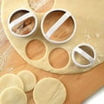 thumbnail image 3 of Norpro Set of 3 Plain Edge Stainless Steel Cookie/Biscuit Cutters, 3 of 7