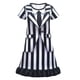 thumbnail image 3 of Ropa de Halloween para niñas, disfraz de la película B-BeetleJuice 2, disfraz de Cosplay para niños, disfraz de Underworld Masters, vestido a rayas, disfraces de actuación, 3 of 5