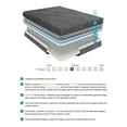 thumbnail image 4 of Vela 14 in. Eastern King Copper-Infused Memory Foam Hybrid Mattress, 4 of 7