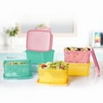 thumbnail image 2 of Tupperware . Plastic Square Refrigerator Container Keep Tab 500Ml 6Pc, Pink, Green, Yellow, Blue-Green, 2 of 2