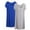 Navy, variant on Posijego 2 Pack Nightgowns for Women Soft Sleepshirt Built-In Bra Nightshirt Round Neck Sleepwear Nightdresses