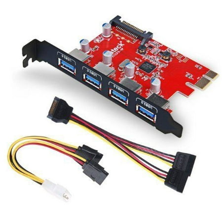 Inateck Superspeed Interface USB 3.0 Expansion Card 4-Port Express PCI-E