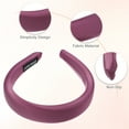 thumbnail image 4 of Fabric Wide Headbands Simplicity Design Classic Style 1.18inch Wine Red for Women Girl, 4 of 7