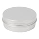 thumbnail image 1 of Qarigey Caja de aluminio para cera para el cabello, 10 unidades, 60ml, Metal , buen sellado, caja de crema de lata, de Color plateado, Pinceles de maquillaje y herramientas, 1 of 6