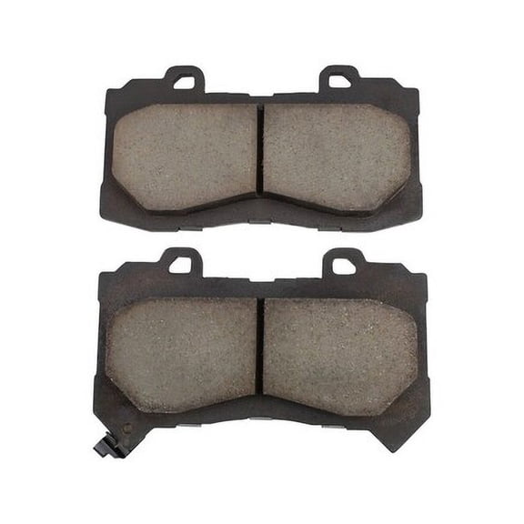 Mpa Electrical 1001-1802C Quality Built Disc Brake Pad, Premium, Ceramic,
