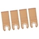 thumbnail image 4 of 4Pcs Carbide Oscillating Saw Blade Universal Oscillating Tool Blades for Wood Plastic Opening Holes, 4 of 5