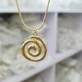 thumbnail image 4 of Osdhezcn Fashionable Swirl Pendant Necklace Adjustable Length Neckchain Elegant Accessory, 4 of 19