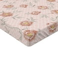 thumbnail image 4 of Ambesonne Springtime Fitted Sheet, Cottagecore Floral Print, Twin Size, Pale Pink Pale Salmon, 4 of 5