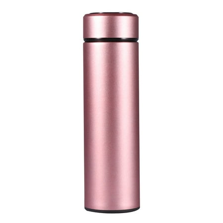 

1PC Stainless Steel Vacuum Mug Temperature LED Displayed Insulation Cup Portable Heat Preservation Cup (Pink)