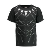 Marvel Avengers Little Kids' Boy or Girl 4-Pack Short Sleeve T-Shirts Black Red