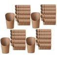 thumbnail image 1 of 4x Soporte para patatas , soporte para vasos de papel Kraft, vaso de papel desechable, vasos inclinados para chips, vaso para , gofre de, 1 of 9