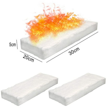 

Lierteer 3pcs calcium-magnesium-silicate fibres Firplace Firebox Safety Bio Fire 30×20×5CM
