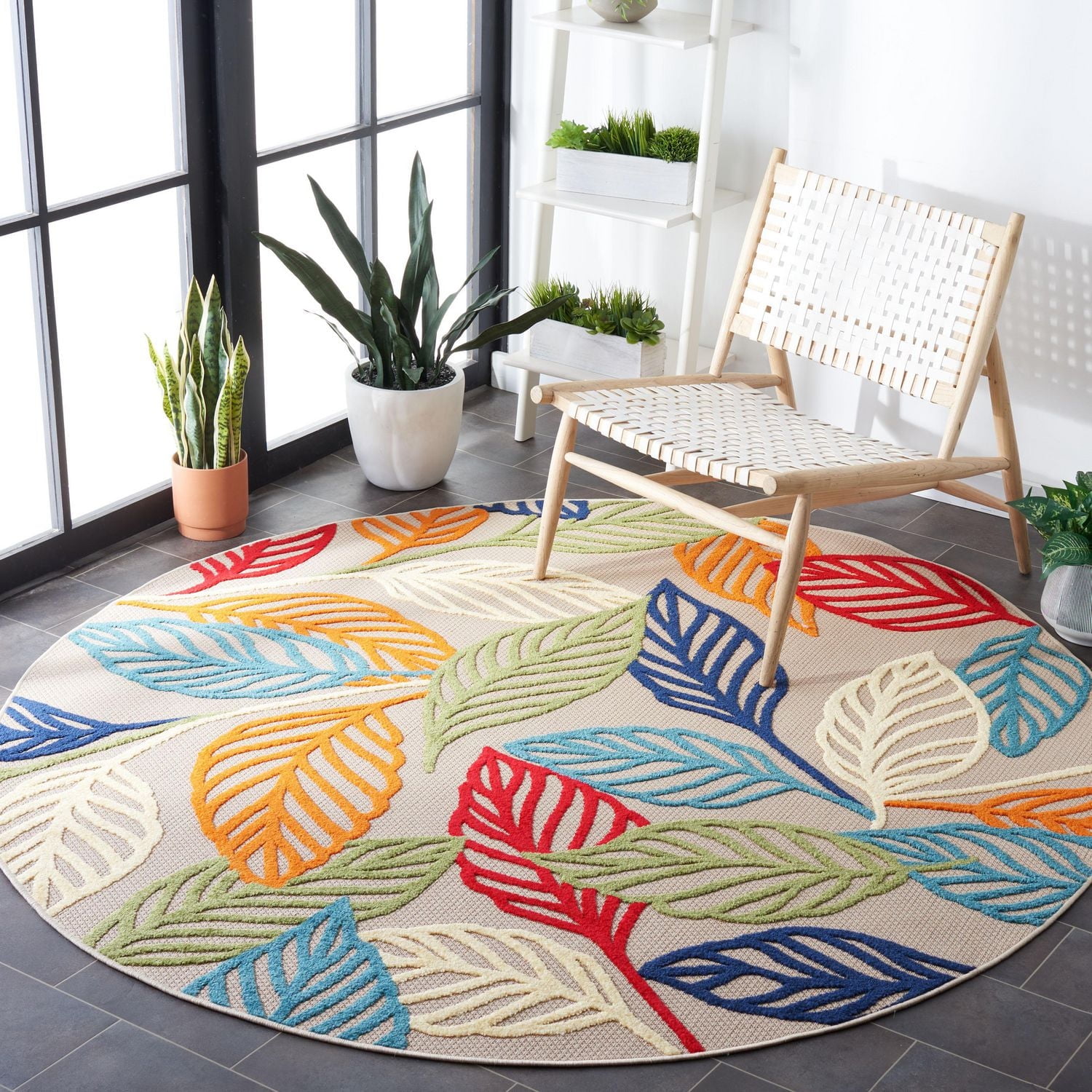 Safavieh Cabana Cohen Floral Outdoor Area Rug
