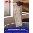 thumbnail image 6 of 3M Easy Trap Sweep and Dust Sheets, 1 Roll of 60 8" x 6" Sheets, Disposable Easy Sweep Floor Duster, Picks Up 8x More Dirt, Dust, Sand, Hair, Works on Dry or Wet Surfaces, Hardwood Floors, 59, 6 of 7