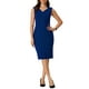 thumbnail image 2 of Vestidos sin mangas de la colección INSPIRE CHIC para mujeres, elegante vestido lápiz con escote corazón, 2 of 4