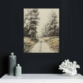 thumbnail image 4 of ONETECH Framed Canvas Print Wall Art Trail Through Spring Forest Nature Wilderness Illustrations Fine Art Decorative Elements Farmhouse/Country for Living Room, Bedroom, Office 12\x16\, 4 of 4