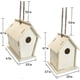 thumbnail image 3 of DIY Bird House Kit - 2-Pack Wooden Arts and Crafts for Kids (Includes Paints), 3 of 5