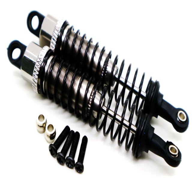 ZheElen Threaded Front Shock Absorber For 1/16 HQ 732 OFF-Road RC Car Accessories Titanium
