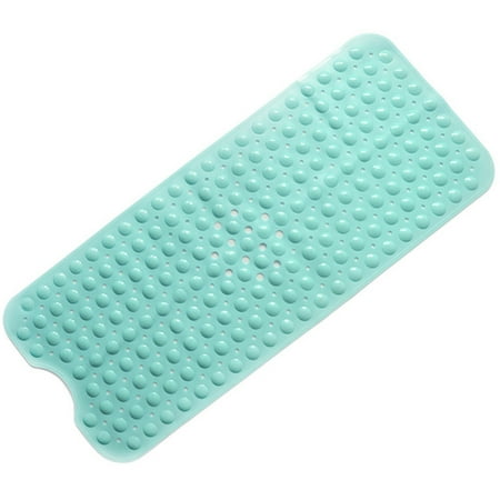 16*39 Bath Tub Shower Mat Anti Slip Pad with Suction Cup Allergen-free vinyl Transparent Green 16*39 Bath Tub Shower Mat Anti Slip Pad with Suction Cup Allergen-free vinyl Transparent Green