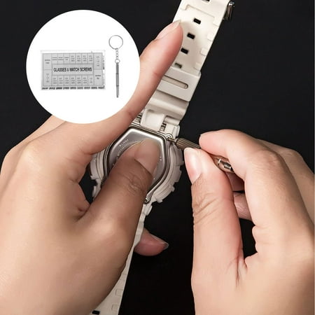 CTIRCHIU 1000-Piece Screw Organizer Box for Eyeglasses Repair and Tool Storage Compact 4.3×2.6×0.6 Inch Case