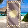thumbnail image 4 of EUDIDV Absorbent Fine Fiber Double-sided Velvet Beach Towel With Drying And Water Absorption Digital Printing Sun Protection Shawl Swimming Bath Towel Quick Dry, 4 of 7