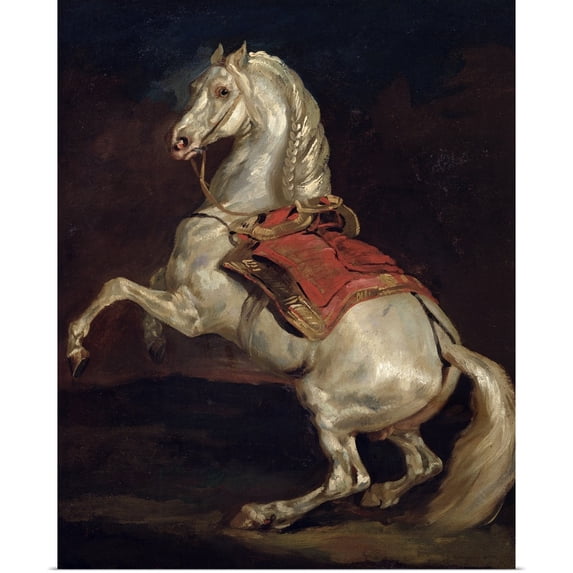 Great BIG Canvas | Rolled Theodore (1791-1824) Gericault Poster Print entitled Napoleon's Stallion, Tamerlan