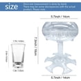 thumbnail image 4 of Carrier Liquor Dispenser Drinking Tool,6 Shot Glass Dispenser Glass Dispenserand Holder Multiple Shot Pourer Exquisite Design, 4 of 8