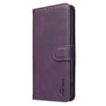 thumbnail image 2 of Case For iPhone 13 / 14【RFID Blocking】with Multi-Card Holder Bills Slot, Calfskin-Texture Vegan Leather Magnetic Wallet Case,Purple,For iPhone 13 / 14, 2 of 10