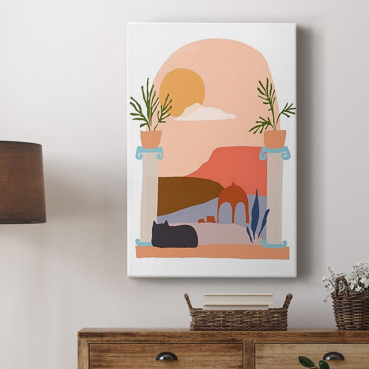 Paper Scene IV Premium Gallery Wrapped Canvas - Ready to Hang