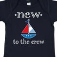 thumbnail image 4 of Inktastic Baby Boy New to the Crew Sailboat Boys or Girls Baby Bodysuit, 4 of 5