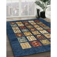 thumbnail image 3 of Ahgly Company Machine Washable Indoor Rectangle Abstract Sage Green Area Rugs, 2' x 3', 3 of 7