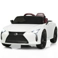thumbnail image 4 of Gymax 12V Licensed Lexus LC500 Kids Ride On Car w/ MP3 Remote Control White, 4 of 10