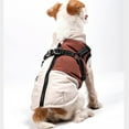 thumbnail image 4 of HQREA Winter Waterproof Cold-proof Dog Warm Vest Jacket Coat Pets Clothes with Zipper & D-Ring for Small Medium Dogs, 4 of 6
