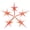 Peach, variant on National Artcraft Aurora MEDIUM Modern Iridescent Star for Ceramic Christmas Trees - Iridescent Finish | Ceramic Tree Topper - (Pkg/5) (Green)