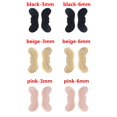 thumbnail image 3 of 2pcs Reusable Self-Adhesive Sport Shoes Foot Care Protector Heel Pain Relief Heel Cushion High Heel Shoe Pads Heel Liner Protector Heel Shoe Insoles BLACK 6MM, 3 of 8