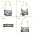 thumbnail image 7 of FORMRS Womens Shoulder Bag with Chain Strap Clutch Purse Cute Tote Handbag, Blue Goldfish, 7 of 7