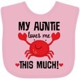 thumbnail image 3 of Inktastic My Auntie Loves Me Nephew Boys or Girls Baby Bib, 3 of 4