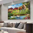 thumbnail image 3 of Con Cuentas Cuadradas 5D DIY Kit Granja Campestre Del 70x50cm, 3 of 9