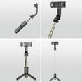 thumbnail image 2 of Phone Selfie Stick Tripod Cell Phone Stand Aluminum Alloy Live Streaming Bracket Stand Holder Tripod Travel Phone Tripod Compatible For IOS Android Smart Phones Q11MINI+ stainless steel white, 2 of 5