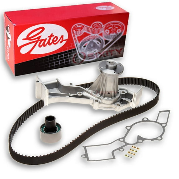 Gates PowerGrip Timing Belt Kit w Water Pump compatible with Nissan Pathfinder 3.3L V6 1996-2000