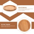 thumbnail image 4 of 12 Pcs Bamboo Coasters Disposable Coffee Cups Espresso Pads Round Non-skid Mug Mat, 4 of 6