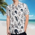 thumbnail image 5 of High Quality Hawaiian Shirts for Men Short Sleeve Aloha Beach Shirt Floral Summer Casual Button Down Shirts Blouses G6SIJA, 5 of 7