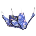 thumbnail image 3 of Octpeak Hanging Hamster Hammock, Small Animal Hammock Zipper Design Comfortable Opening Hole Design Elk Pattern For Indoor For Guinea Pigs For Rats, 3 of 8