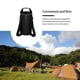 thumbnail image 5 of Yuarrent Bolsa seca impermeable de PVC 10L 15L 20L buceo al aire libre plegable hombre mujer playa bolsa de natación Rafting río océano Deportes acuáticos Negro 20L Yuarrent AP1617-09B, 5 of 6