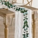 thumbnail image 5 of Guirnalda de ratán sintético con rosas artificiales | Guirnalda decorativa colgante de estilo primaveral para repisa de chimenea, centro de mesa y pared de jardín, 5 of 6