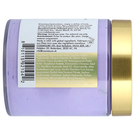 Truly Beauty Glazed Donut After Shave Glow Cream, 6 fl oz (180 ml)